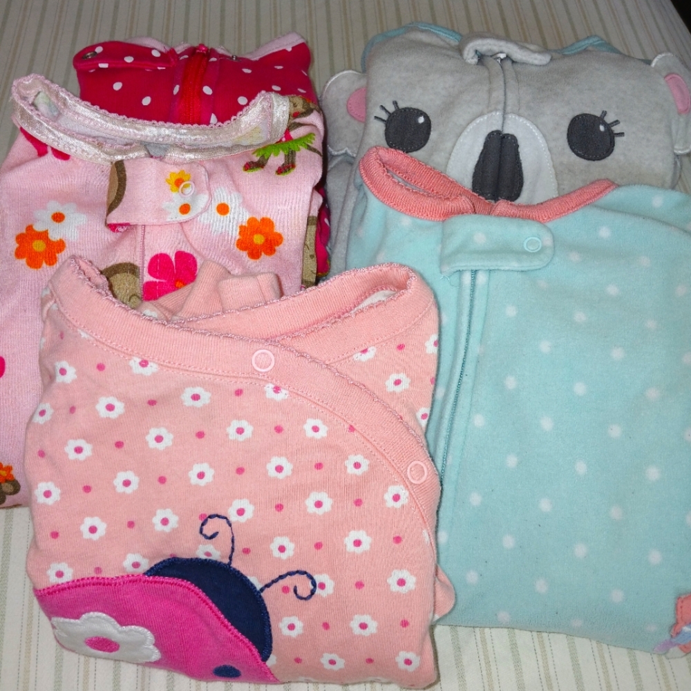 Toddler Pajamas sleeper lot